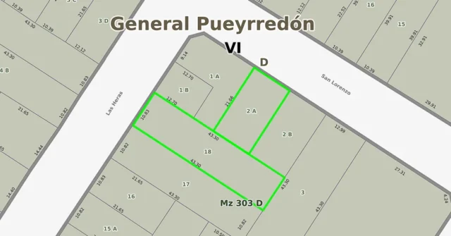Lotes y terrenos en Venta — Las Heras 3320