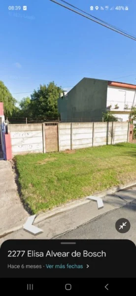 Lotes y terrenos en Venta — ELISA ALVEAR DE BOSCH 2274