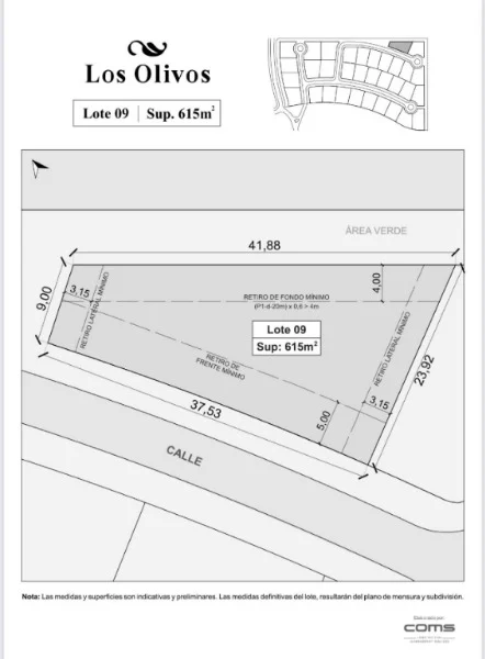 Lotes y terrenos en Venta — Jorge Newbery 5005