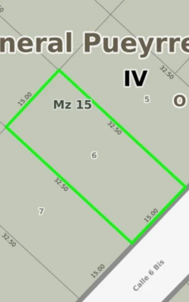 Lotes y terrenos en Venta — calle 6 bis y diagonal norte