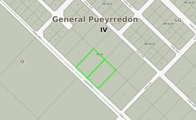 Lotes y terrenos en Venta — Calle 453 y Jorge Newbery