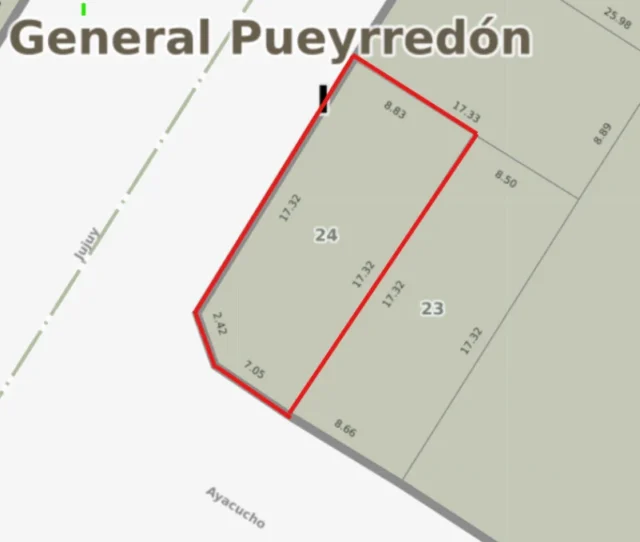 Lotes y terrenos en Venta — Jujuy 684