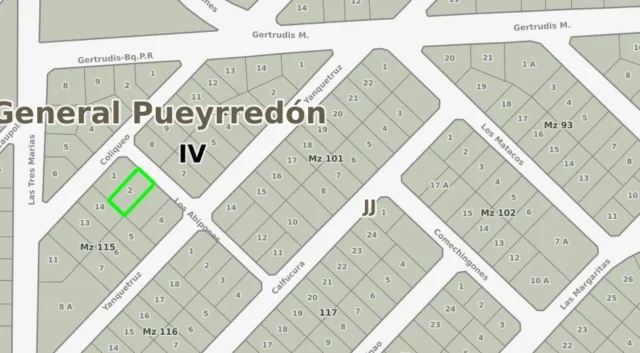 Lotes y terrenos en Venta — Los abipones y coliqueo 1100