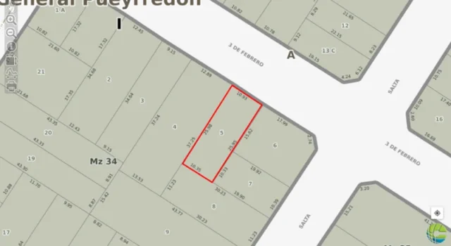 Lotes y terrenos en Venta — 3 DE FEBRERO 3200