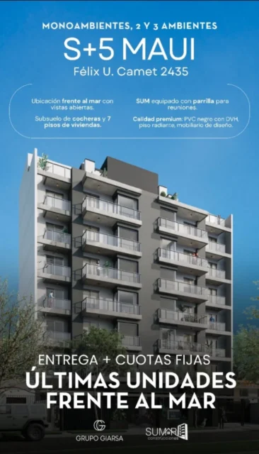 Departamentos, pisos y semipisos en Venta — Félix U. Camet 2435