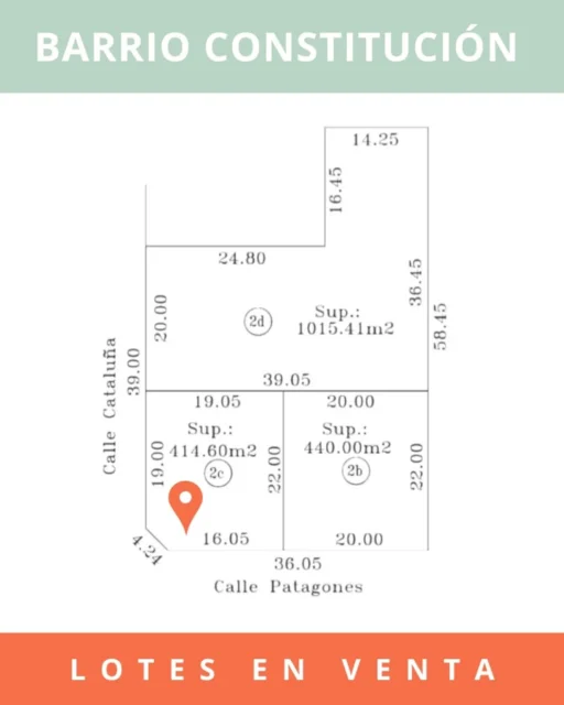 Lotes y terrenos en Venta — CATALUÑA Y PATAGONES