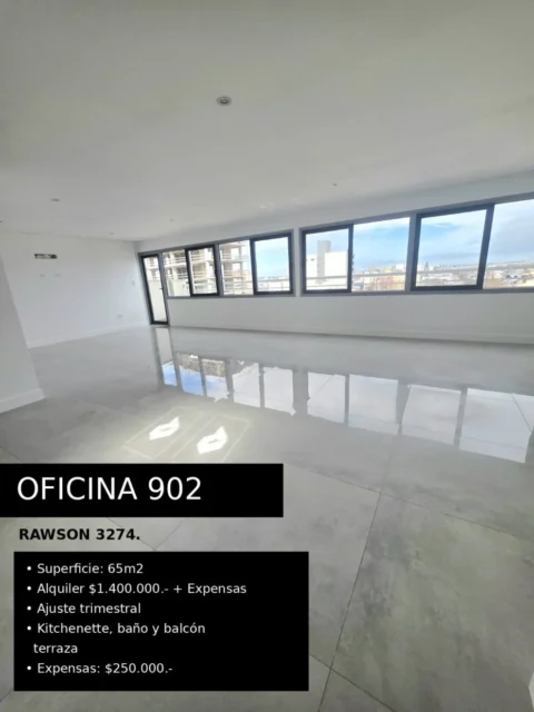 Oficinas en Alquiler — Rawson 3274