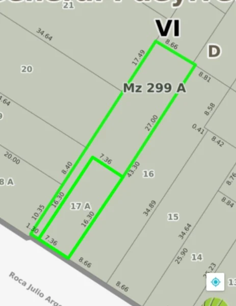 Lotes y terrenos en Venta — Roca 3159