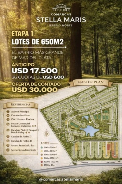 Lotes y terrenos en Venta — RP2 S/N